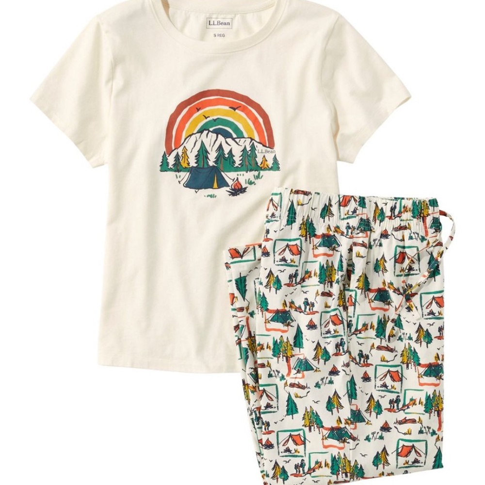 LLBean Springtime Sleep PJ Set